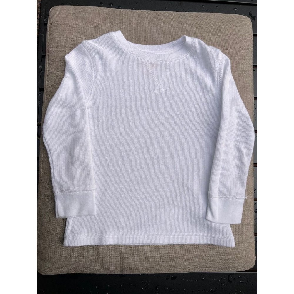 Cat & jack White long sleeve thermal 4t